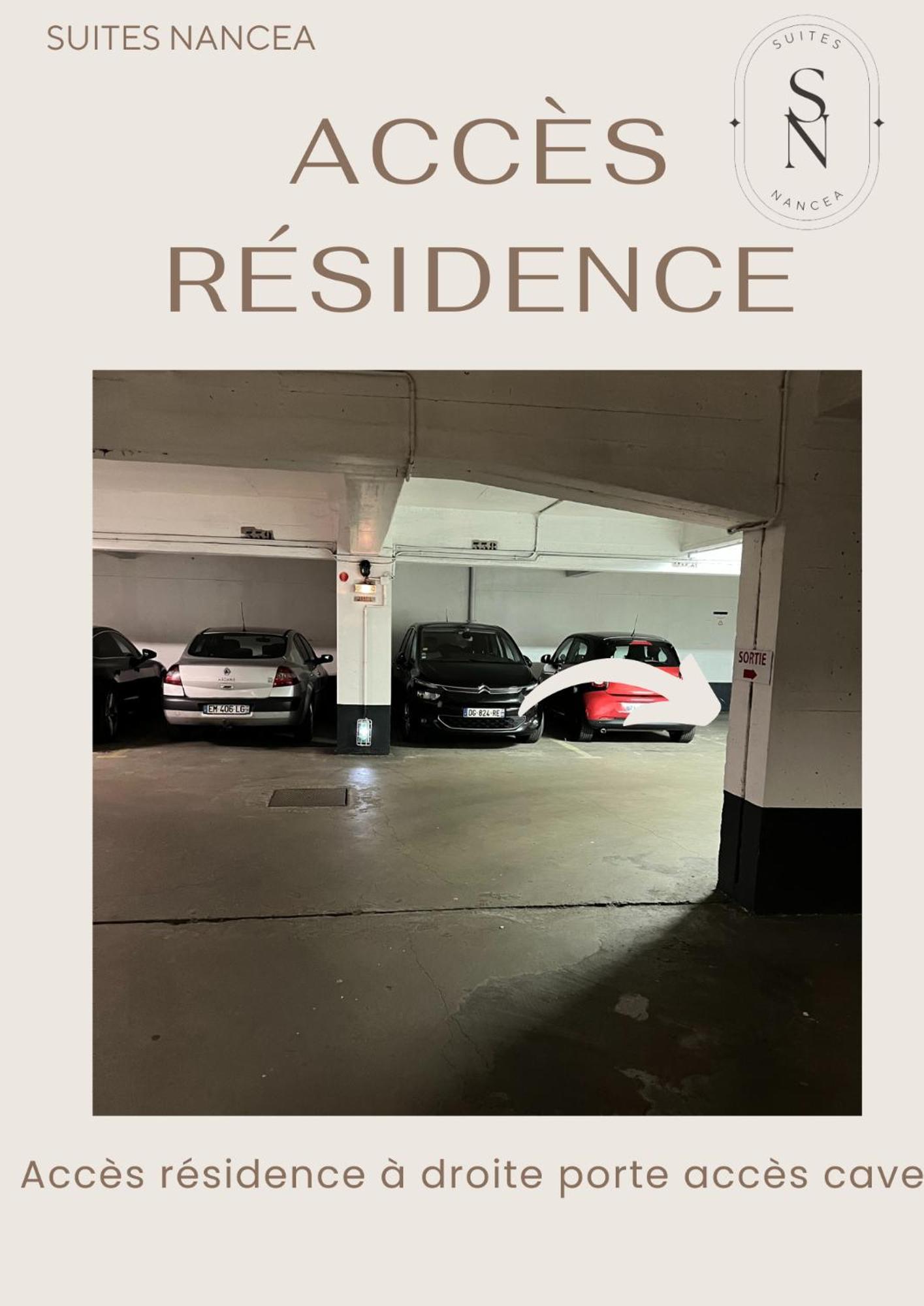 Vue Sur Le Palais - Nancy Gare Congres - Parking - T3 Appartement Buitenkant foto